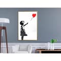 Miniatyrbild 11 av 11: Inramad Poster / Tavla - Banksy: Girl with Balloon I