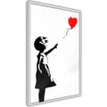 Miniatyrbild 1 av 11: Inramad Poster / Tavla - Banksy: Girl with Balloon I