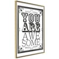 Miniatyrbild 1 av 11: Inramad Poster / Tavla - You Are Awesome