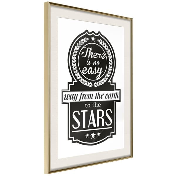 Inramad Poster / Tavla - Way to the Stars