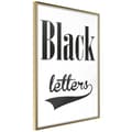 Miniatyrbild 1 av 11: Inramad Poster / Tavla - Black Lettering