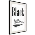 Miniatyrbild 4 av 11: Inramad Poster / Tavla - Black Lettering