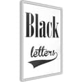 Miniatyrbild 8 av 11: Inramad Poster / Tavla - Black Lettering