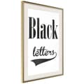Miniatyrbild 9 av 11: Inramad Poster / Tavla - Black Lettering