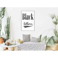 Miniatyrbild 10 av 11: Inramad Poster / Tavla - Black Lettering