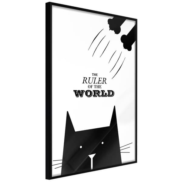 Inramad Poster / Tavla - Bossy Cat