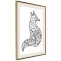 Miniatyrbild 9 av 11: Inramad Poster / Tavla - Openwork Fox