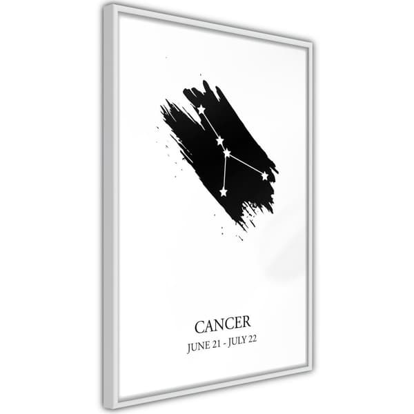 Inramad Poster / Tavla - Zodiac: Cancer I