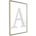 Miniatyrbild 1 av 11: Inramad Poster / Tavla - Capital A