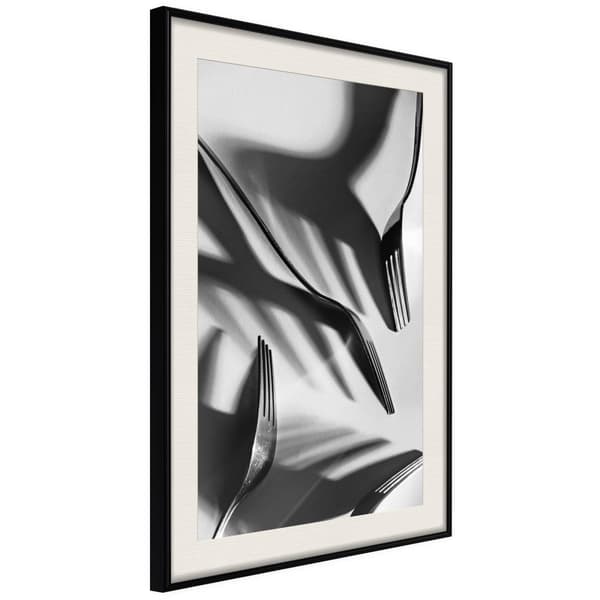 Inramad Poster / Tavla - Fun with Shadow