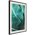 Miniatyrbild 4 av 11: Inramad Poster / Tavla - Banana Leaves with a Message (Green)