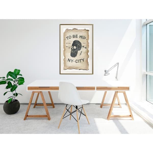 Inramad Poster / Tavla - Hipster