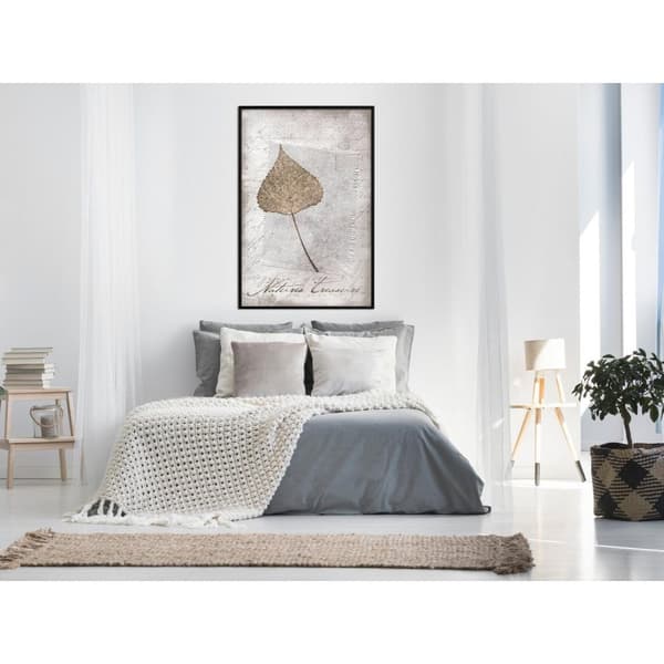 Inramad Poster / Tavla - Dried Leaf