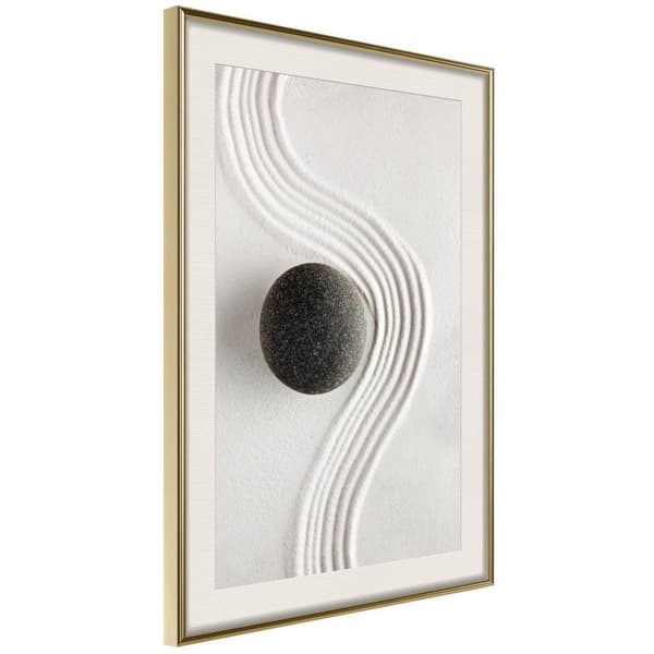 Inramad Poster / Tavla - Zen Garden