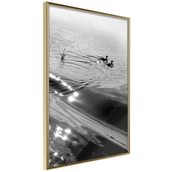 Inramad Poster / Tavla - Texture of Water