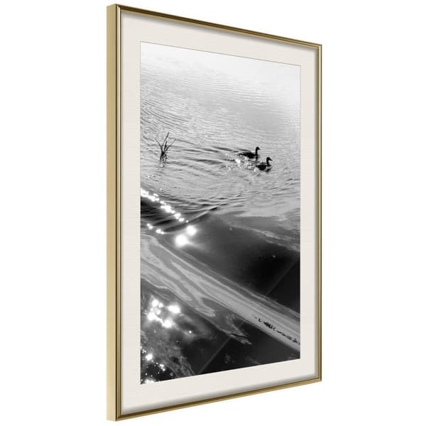 Inramad Poster / Tavla - Texture of Water