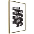Miniatyrbild 1 av 11: Inramad Poster / Tavla - Dreams Don't Come True on Their Own II