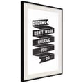 Miniatyrbild 4 av 11: Inramad Poster / Tavla - Dreams Don't Come True on Their Own II