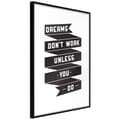 Miniatyrbild 1 av 11: Inramad Poster / Tavla - Dreams Don't Come True on Their Own II