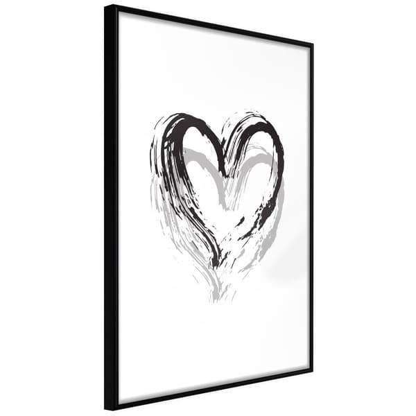Inramad Poster / Tavla - Painted Declaration of Love