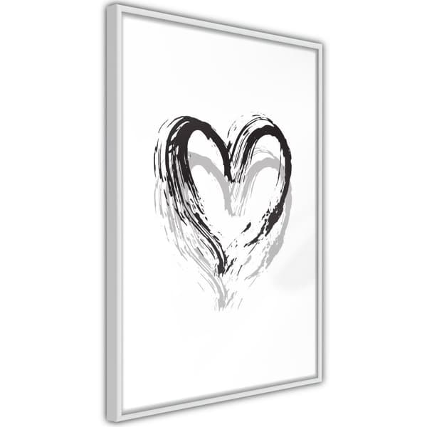 Inramad Poster / Tavla - Painted Declaration of Love