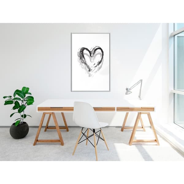 Inramad Poster / Tavla - Painted Declaration of Love