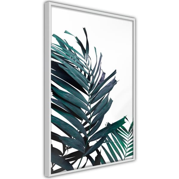 Inramad Poster / Tavla - Evergreen Palm Leaves