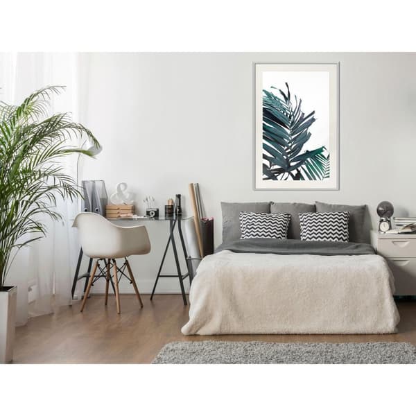 Inramad Poster / Tavla - Evergreen Palm Leaves