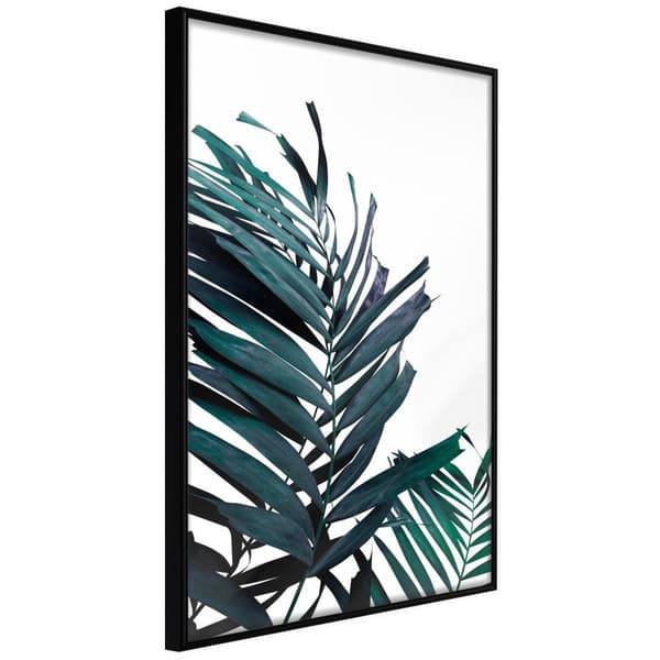 Inramad Poster / Tavla - Evergreen Palm Leaves