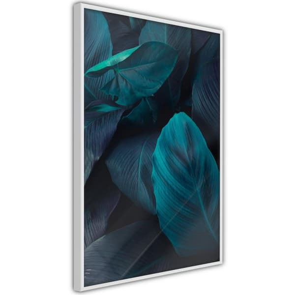 Inramad Poster / Tavla - Evergreen Leaves