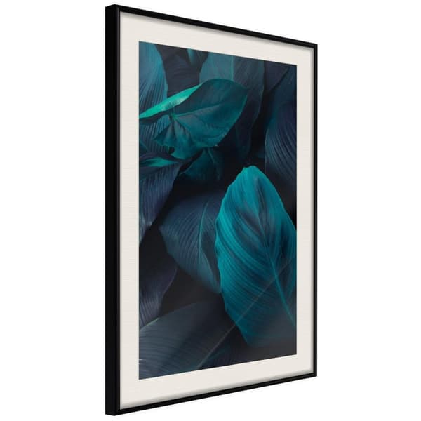 Inramad Poster / Tavla - Evergreen Leaves