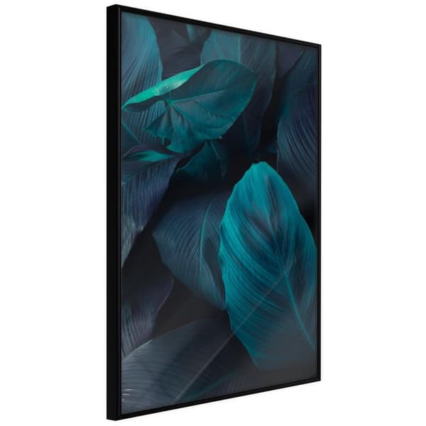 Inramad Poster / Tavla - Evergreen Leaves