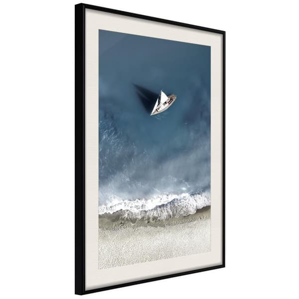 Inramad Poster / Tavla - To The Shore
