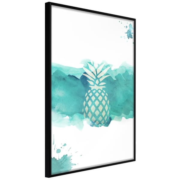 Inramad Poster / Tavla - Pastel Pineapple