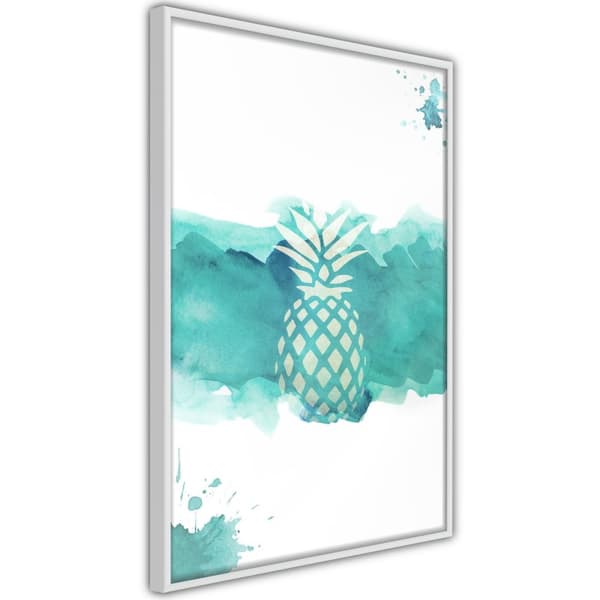 Inramad Poster / Tavla - Pastel Pineapple
