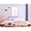 Miniatyrbild 10 av 11: Inramad Poster / Tavla - Flamingos and Triangles