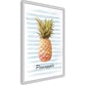 Miniatyrbild 8 av 11: Inramad Poster / Tavla - Pineapple on Striped Background