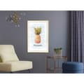 Miniatyrbild 6 av 11: Inramad Poster / Tavla - Pineapple on Striped Background