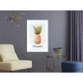 Miniatyrbild 10 av 11: Inramad Poster / Tavla - Pineapple on Striped Background