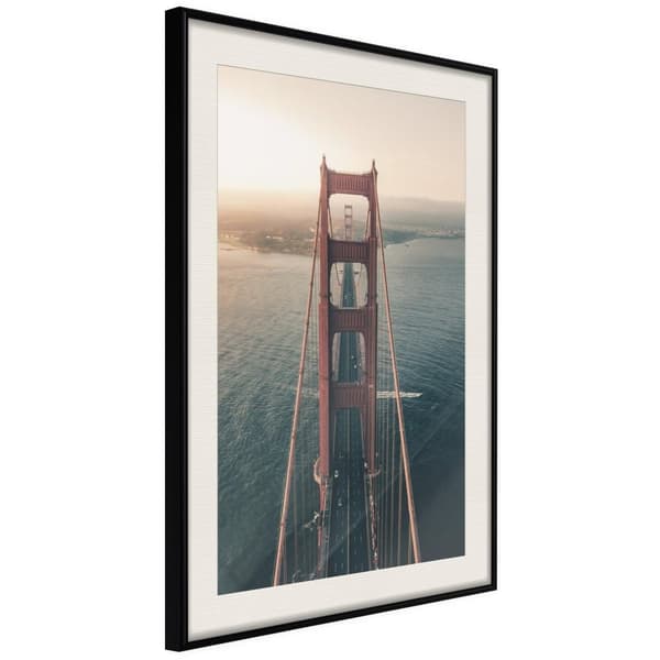 Inramad Poster / Tavla - Bridge in San Francisco I