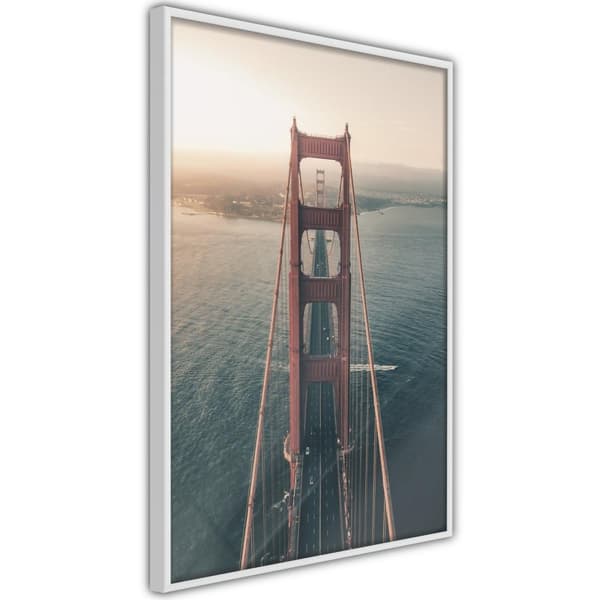 Inramad Poster / Tavla - Bridge in San Francisco I