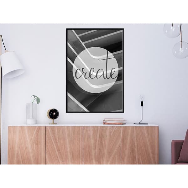 Inramad Poster / Tavla - Create