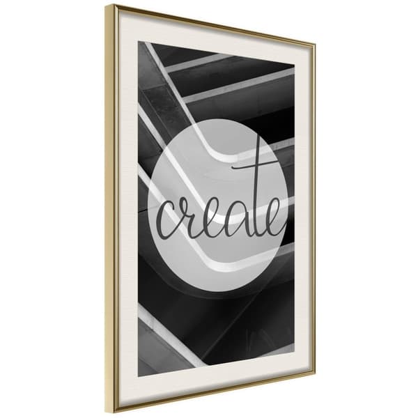 Inramad Poster / Tavla - Create