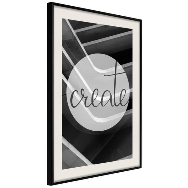 Inramad Poster / Tavla - Create