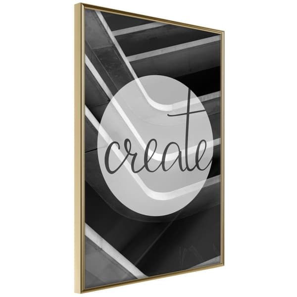 Inramad Poster / Tavla - Create