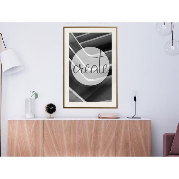 Inramad Poster / Tavla - Create