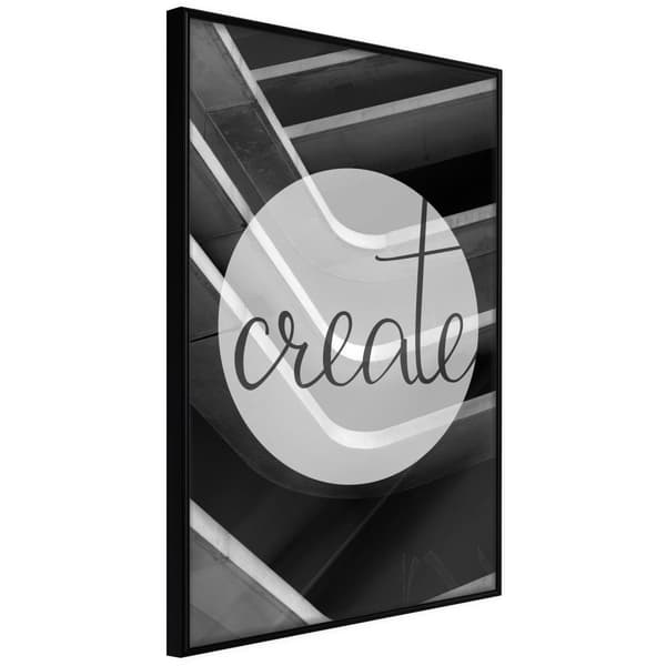 Inramad Poster / Tavla - Create