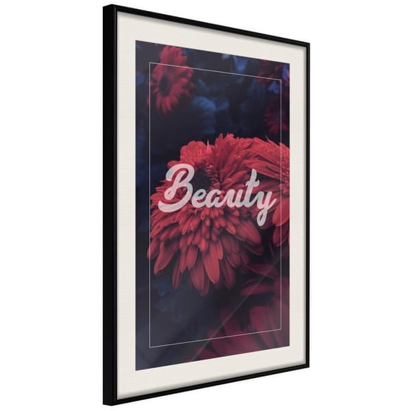 Inramad Poster / Tavla - Beauty of the Flowers