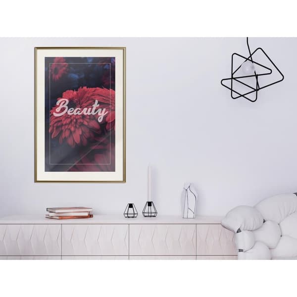 Inramad Poster / Tavla - Beauty of the Flowers