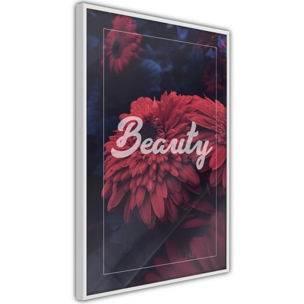 Inramad Poster / Tavla - Beauty of the Flowers